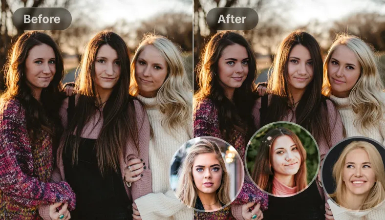 Swap Multiple Faces in Group Photo Online with AI